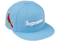 Supreme MLB Teams Box Logo New Era 59Fifty Cap Light Blue 7 5/8