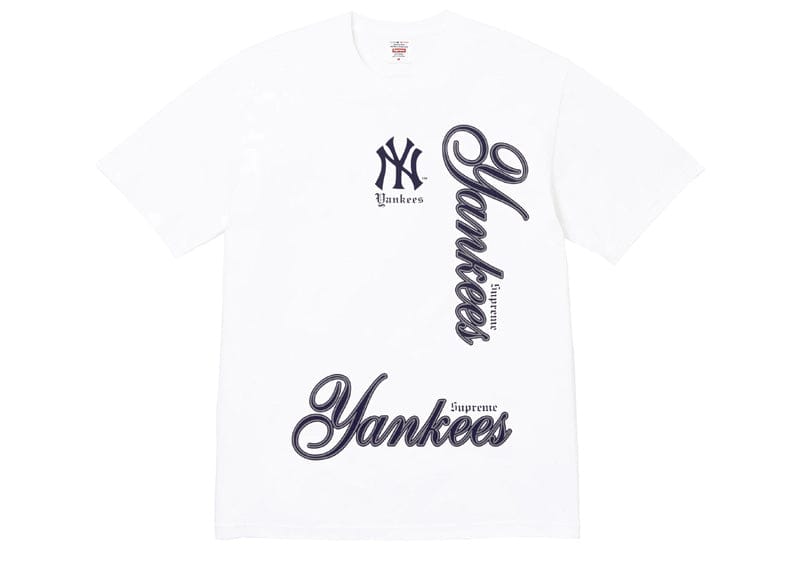 Supreme MLB Teams NY Tee White