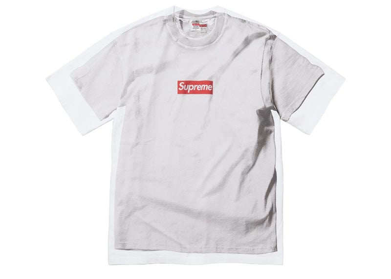 Supreme MM6 Maison Margiela Box Logo Tee White