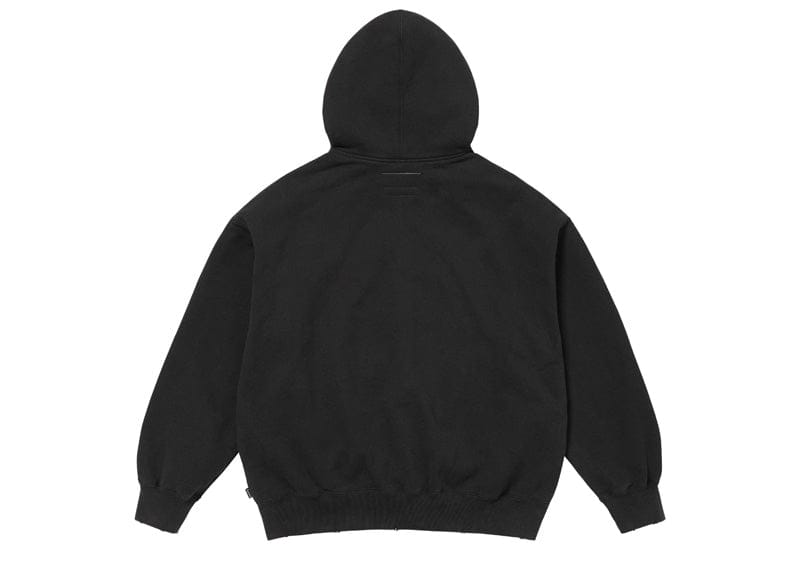 Supreme MM6 Maison Margiela Zip Up Hooded Sweatshirt Black