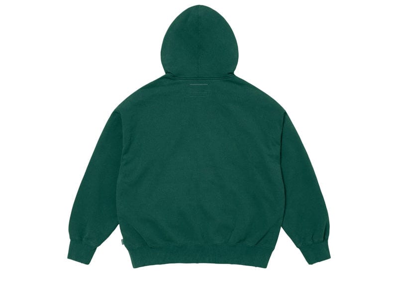 Supreme MM6 Maison Margiela Zip Up Hooded Sweatshirt Dark Green