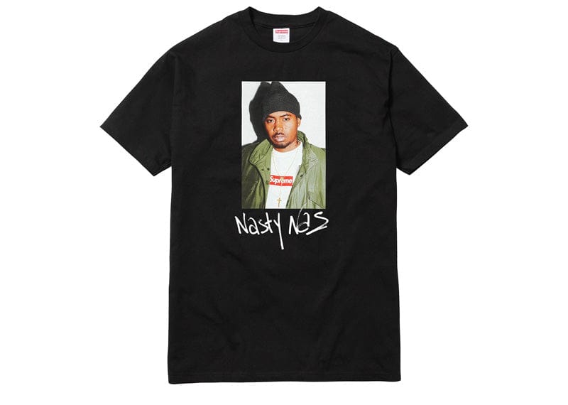 Supreme Nas Tee Black