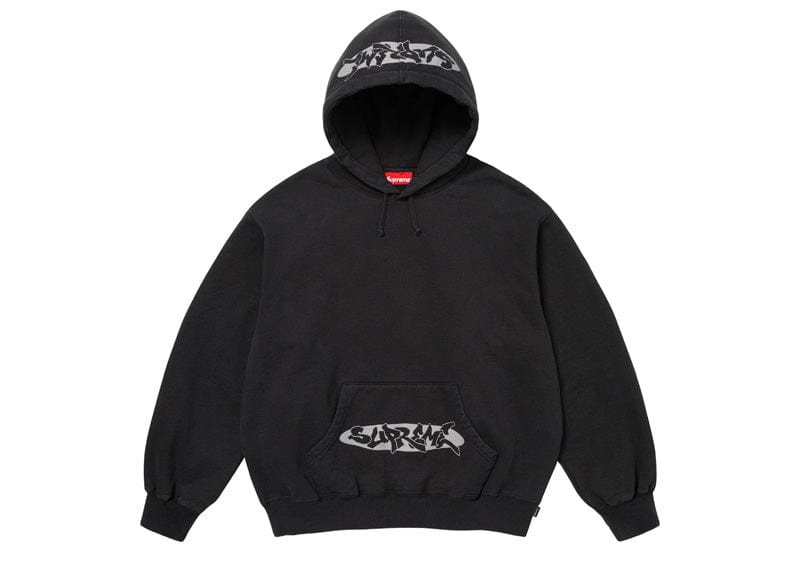 Supreme New World Order Hooded Sweatshirt Black