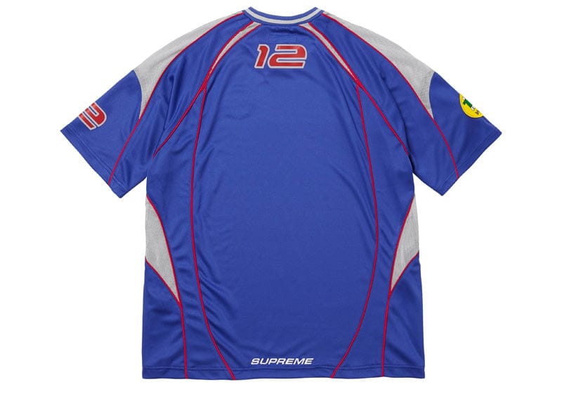 Supreme Piping Soccer Jersey Blue