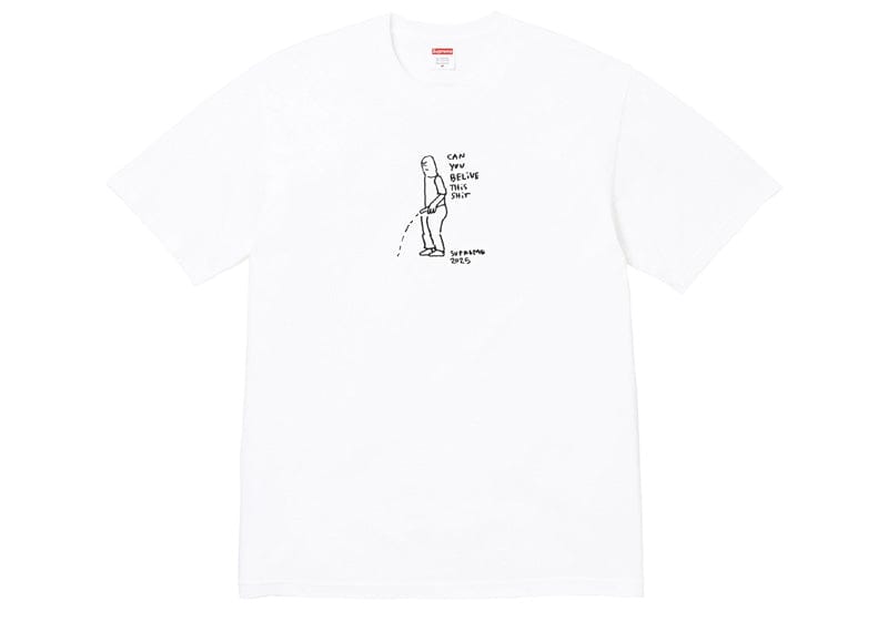 Supreme Piss Tee White