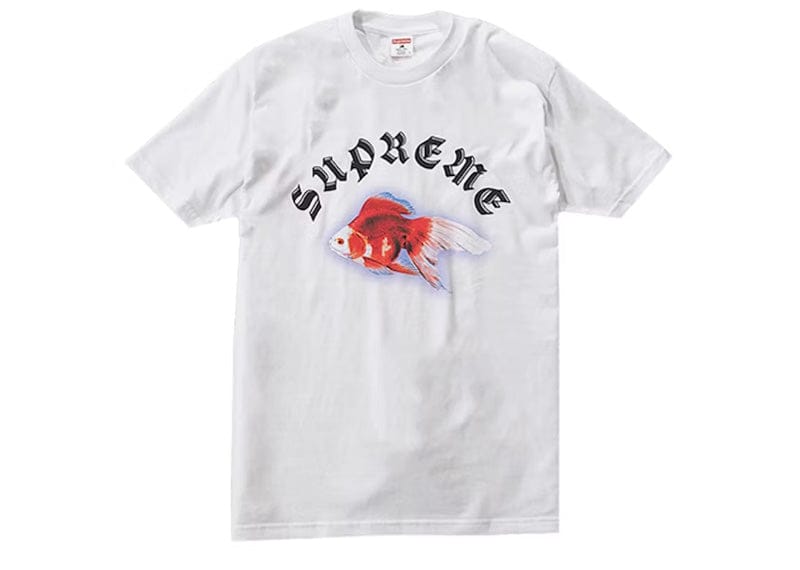Supreme Sasquatchfabrix Goldfish Tee White
