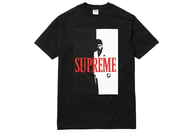 Supreme Scarface Split Tee Black