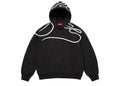 Supreme Shoulder Script Hooded Sweatshirt Black