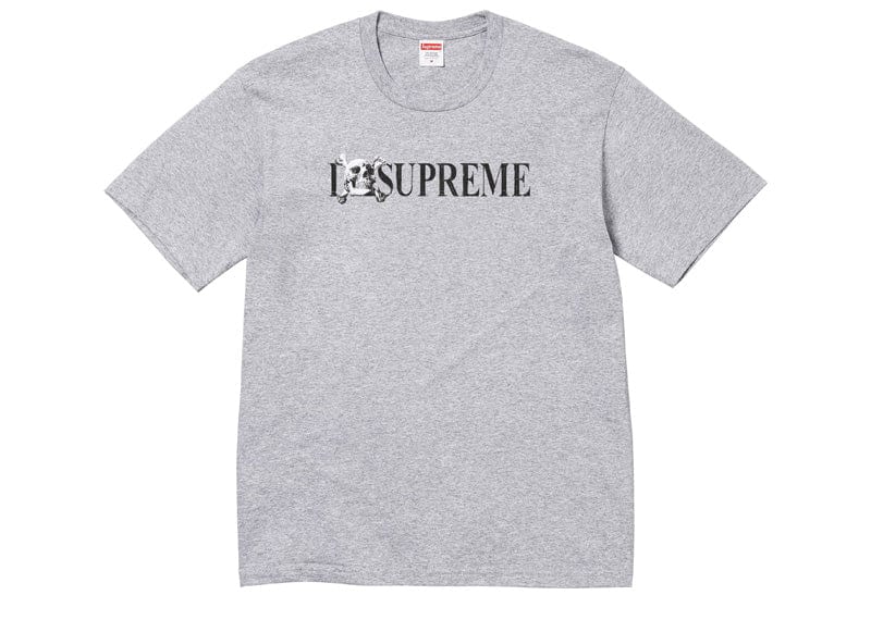 Supreme Skull Tee Heather Grey