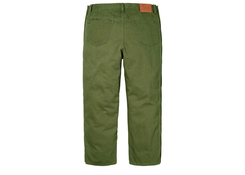 Supreme Snap-Off Baggy Jean Olive