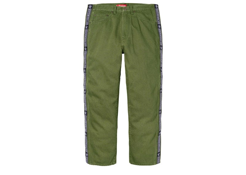 Supreme Snap-Off Baggy Jean Olive