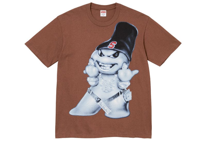 Supreme Snowman Tee Brown