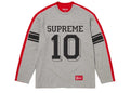 Supreme Split L/S Football Top Heather Grey
