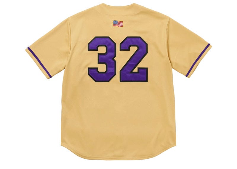 Supreme Swords Baseball Jersey Gold