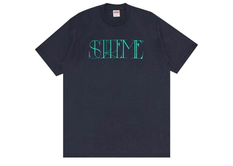 Supreme Trademark Tee Navy