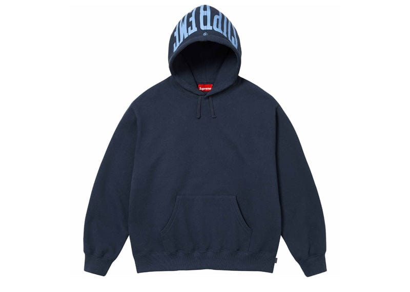 Supreme Warm Up Hooded Sweatshirt (SS24) Navy