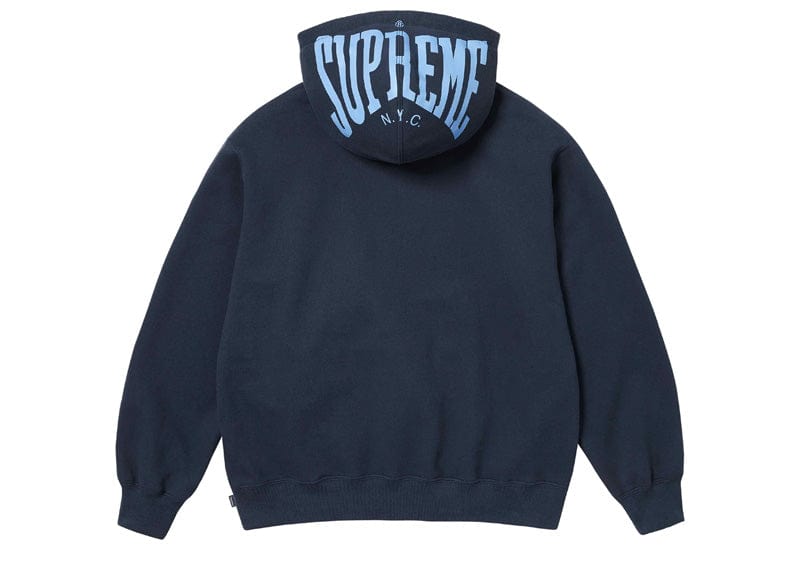Supreme Warm Up Hooded Sweatshirt (SS24) Navy
