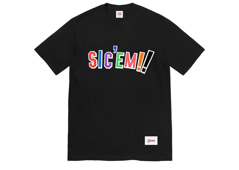 Supreme WTAPS Sic'em! Tee Black