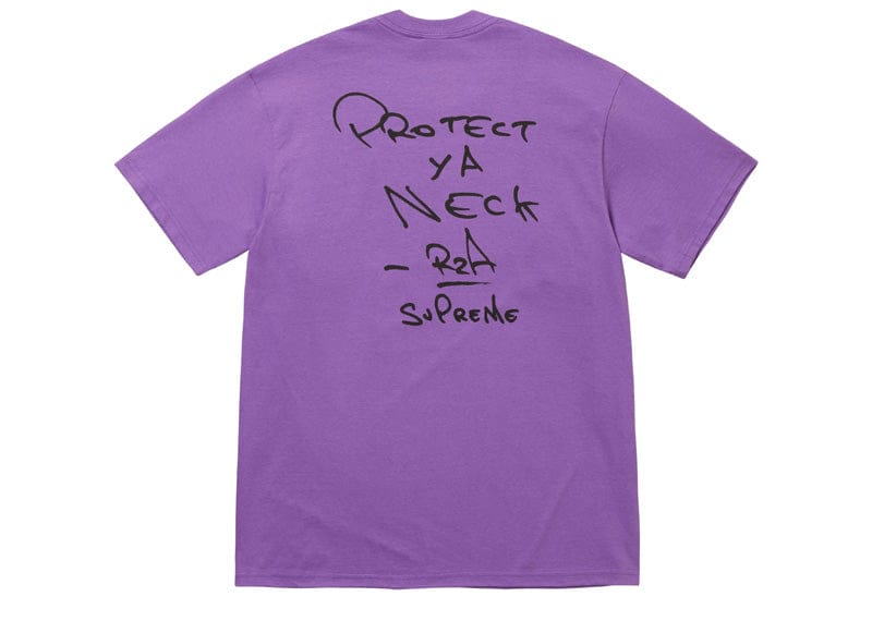 Supreme Wu-Tang Clan RZA Tee Purple
