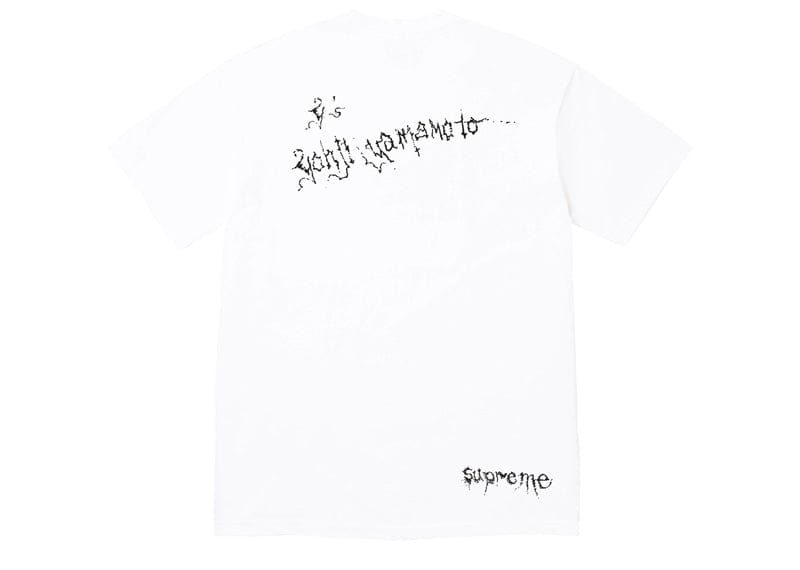 Supreme Y's by Yohji Yamamoto Thinker Tee White