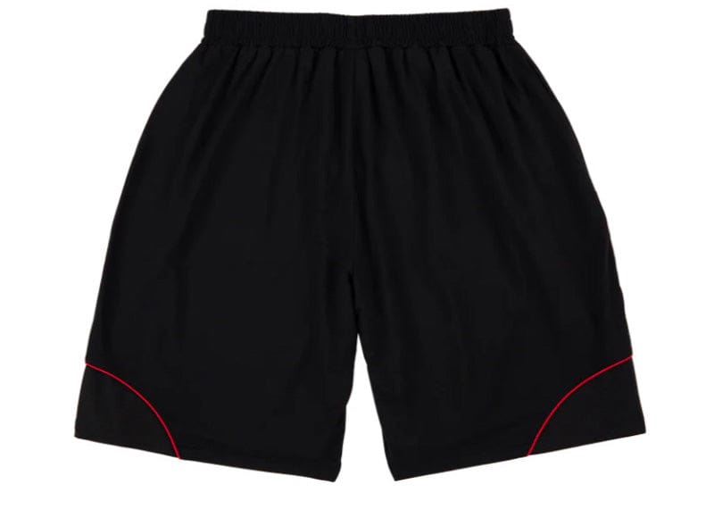Syna Perforated Performance Shorts Black/Red