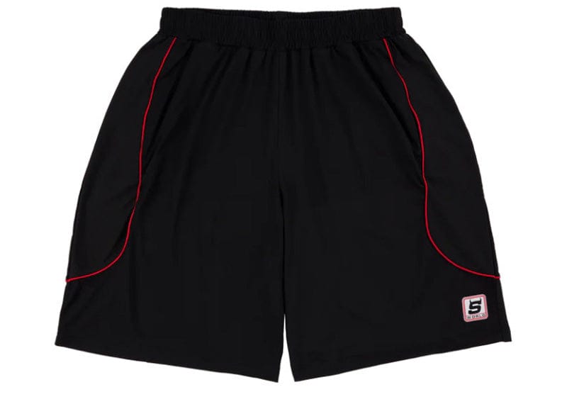 Syna Perforated Performance Shorts Black/Red
