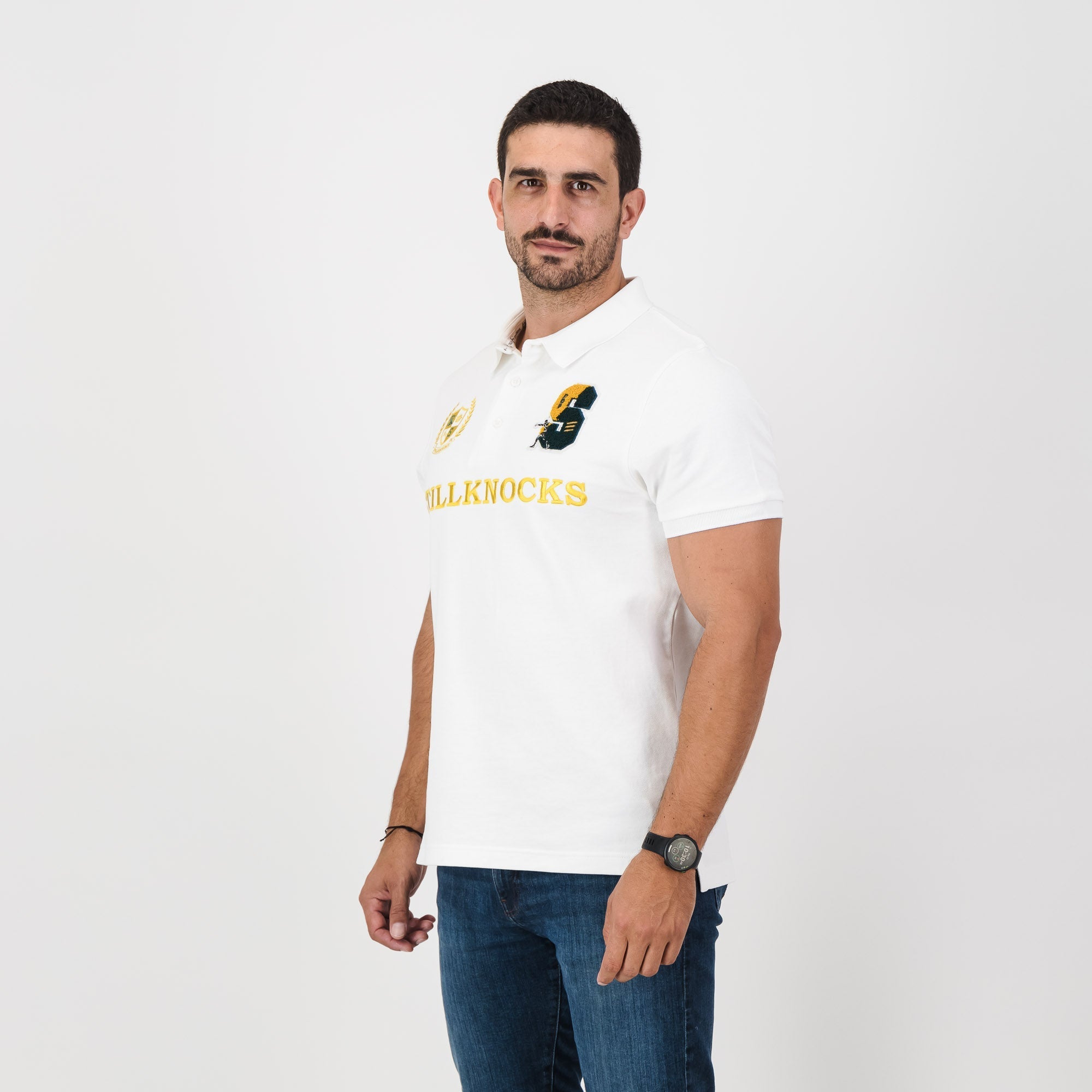 Stillknocks Real DDP SS Polo-White