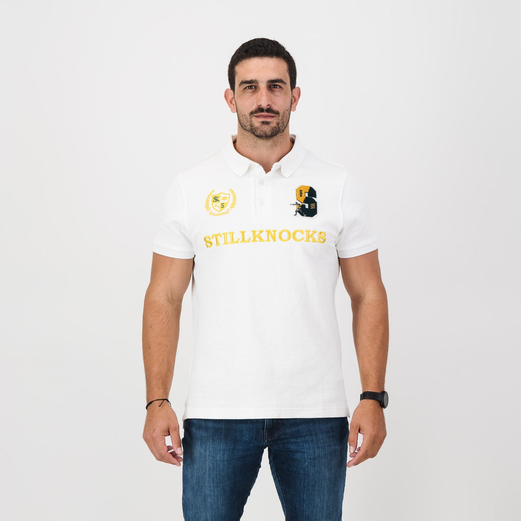 Stillknocks Real DDP SS Polo-White