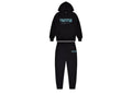 Trapstar Chenille Decoded Hoodie Tracksuit Black/Light Blue