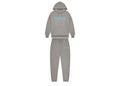 Trapstar Chenille Decoded Hoodie Tracksuit Grey/Light Blue