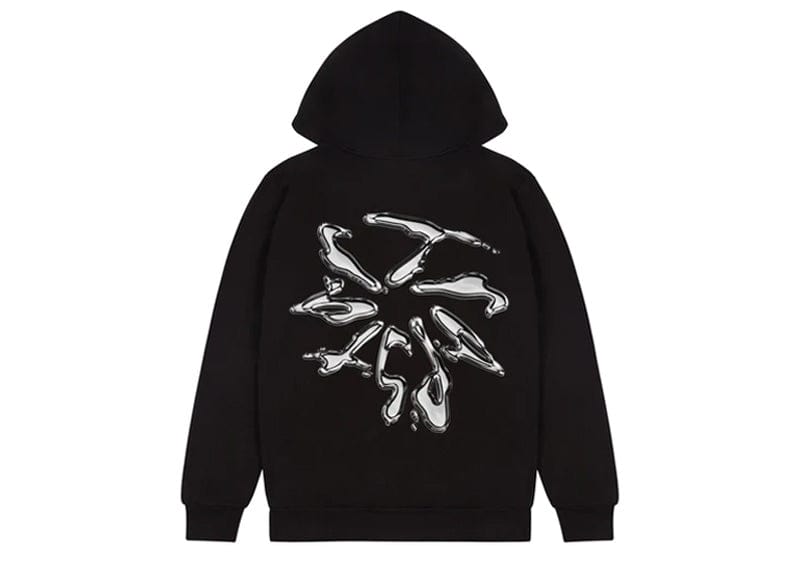 Trapstar Liquid Chrome Hoodie Black