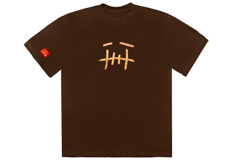 Travis Scott x McDonald's Fry II T-shirt Brown
