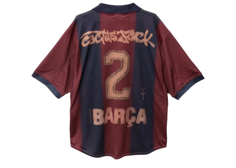 Travis Scott x Nike x FC Barcelona Retro 2000/01 Home Skeleton Jersey Multicolor