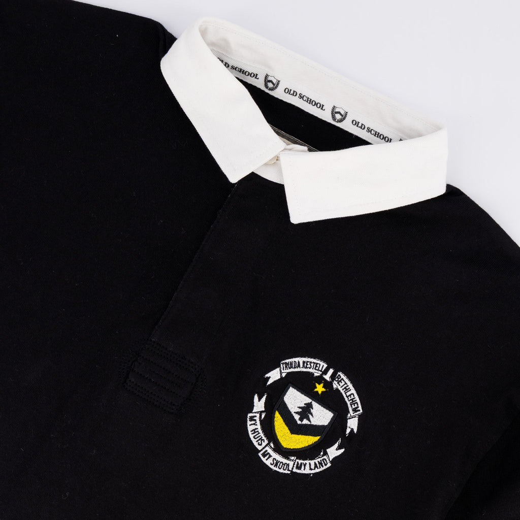 Truida Kestell Tops LS Rugby Jersey Plain Em Black