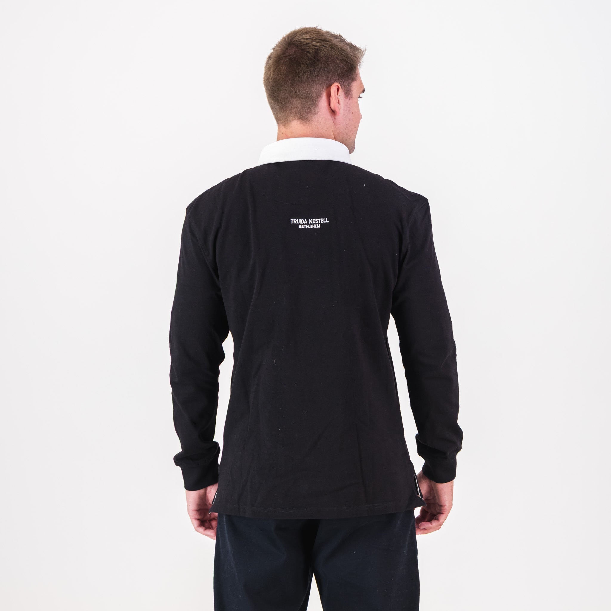 Truida Kestell Tops LS Rugby Jersey Plain Em Black