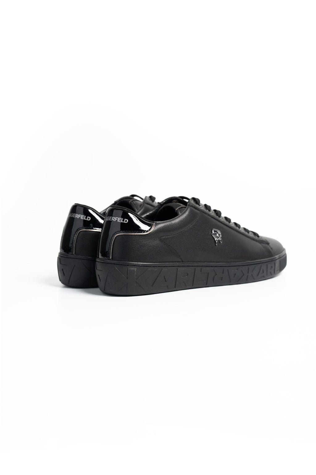 (Core) Karl Lagerfeld Men's Kupsole III NFT Pin Lo Lace Black Lthr/Mono | KL95326-00X
