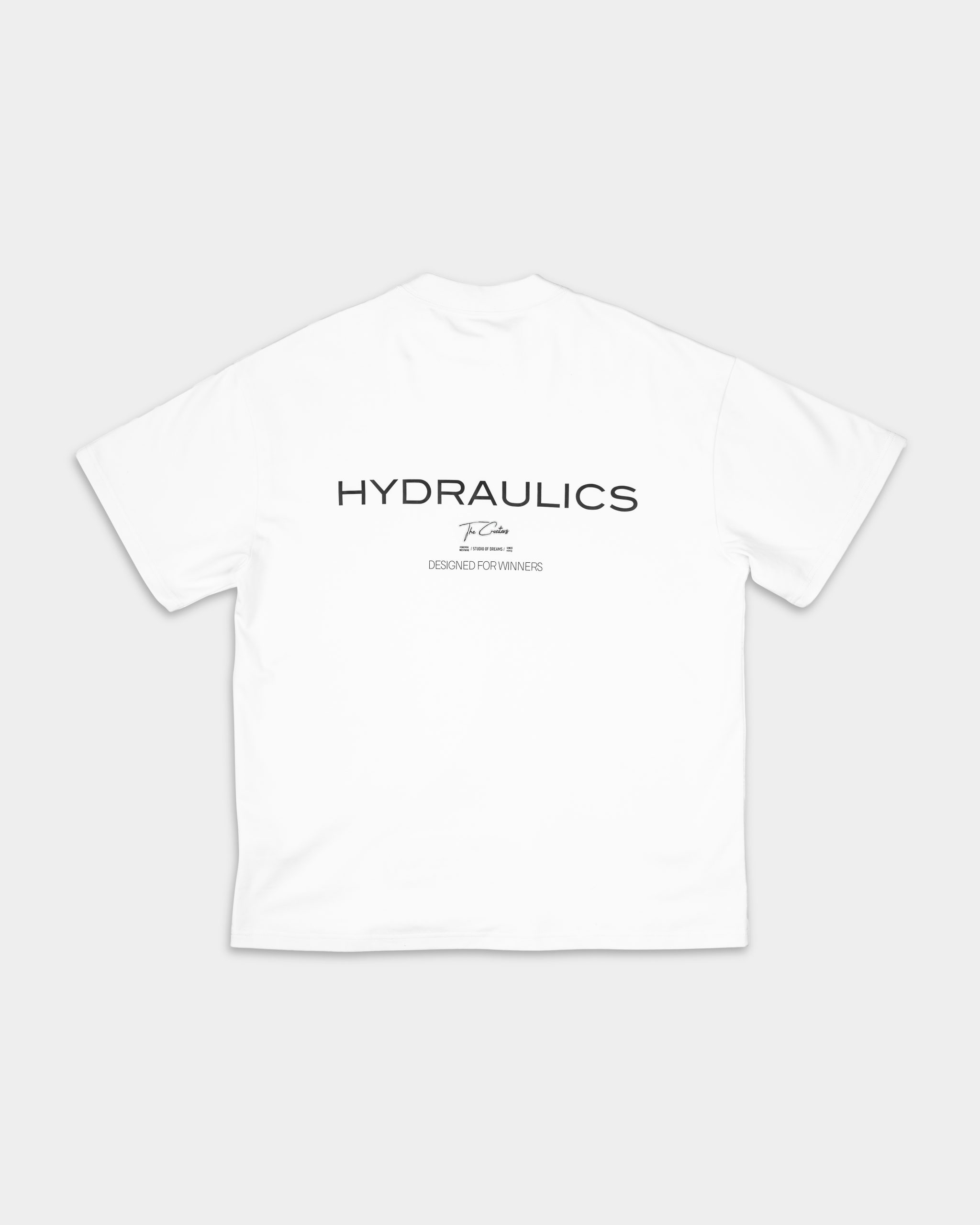 Hydraulics Designed For Winners Oversized Fit T-Shirt White