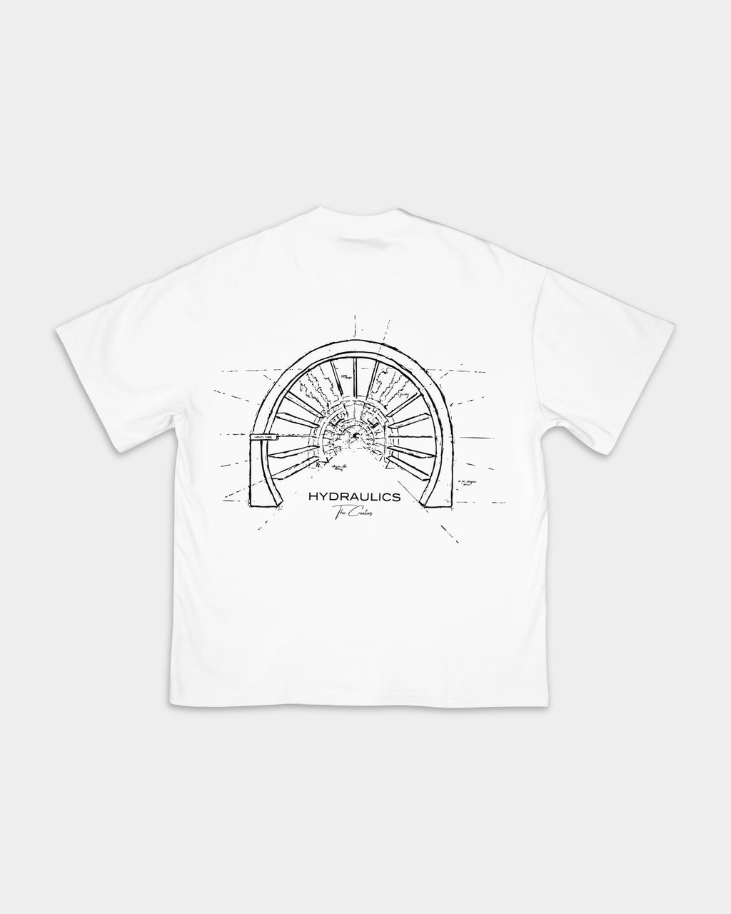 Hydraulics Sneaker Tunnel Oversized Fit T-Shirt White