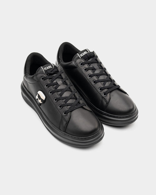 (Core) Karl Lagerfeld Men's NFT Lo Lace Black Lthr/Mono | KL52530N-00X