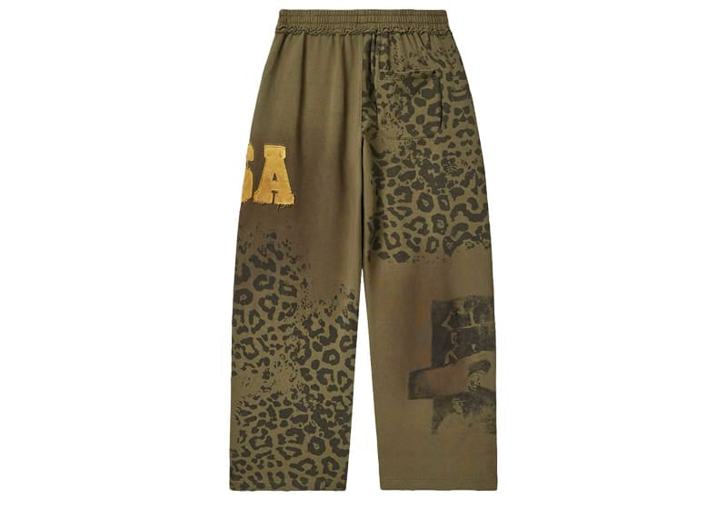 Vale Forever Safari Cheetah Sweatpants Olive