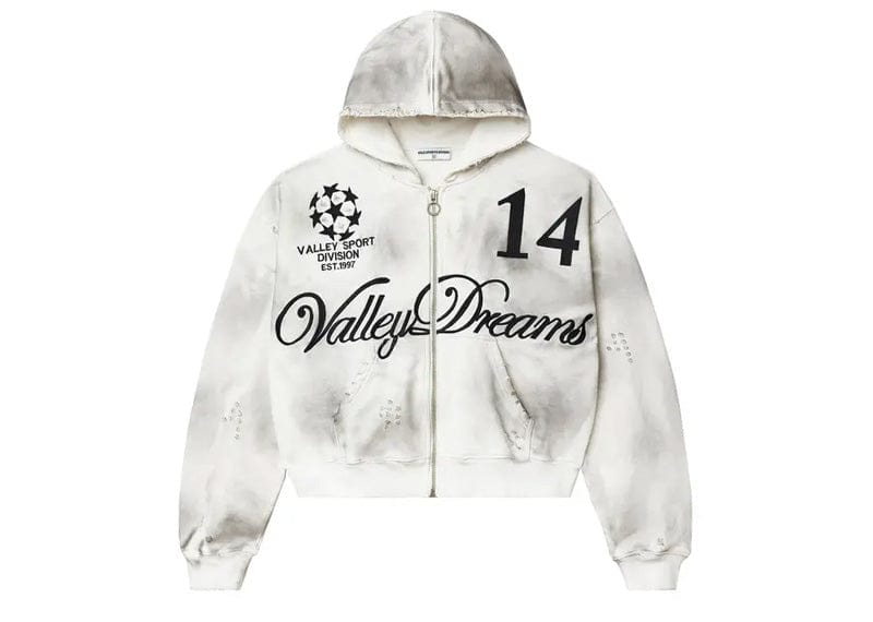 Vale Valley Dreams UCL Zip Up Jacket White