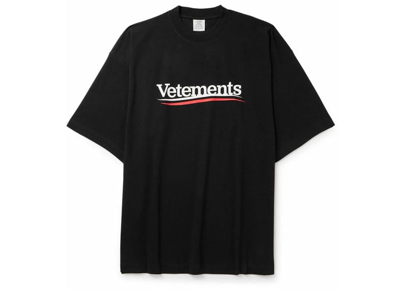 Vetements Campaign Logo T-Shirt Black