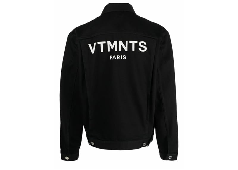 Vetements Denim Jacket Black