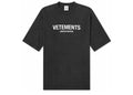 Vetements Limited Edition Logo T-Shirt Washed Black