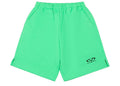 Vetements Oval Logo Shorts Neon Green