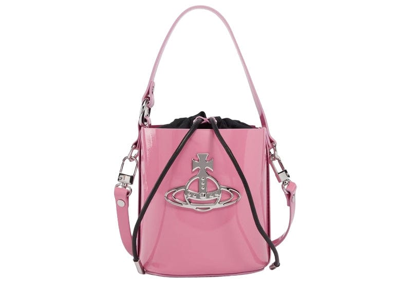 Vivienne Westwood Daisy Mini Patent Leather Bucket Bag