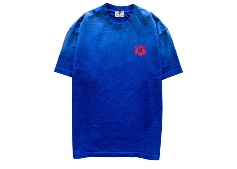 Warren Lotas Camp Blood Tee Faded Cobalt