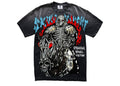 Warren Lotas Skull Knight T-Shirt Sunfaded Black