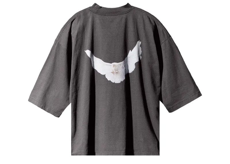 Yeezy Gap Engineered by Balenciaga Dove 3/4 Sleeve Tee Dark Grey