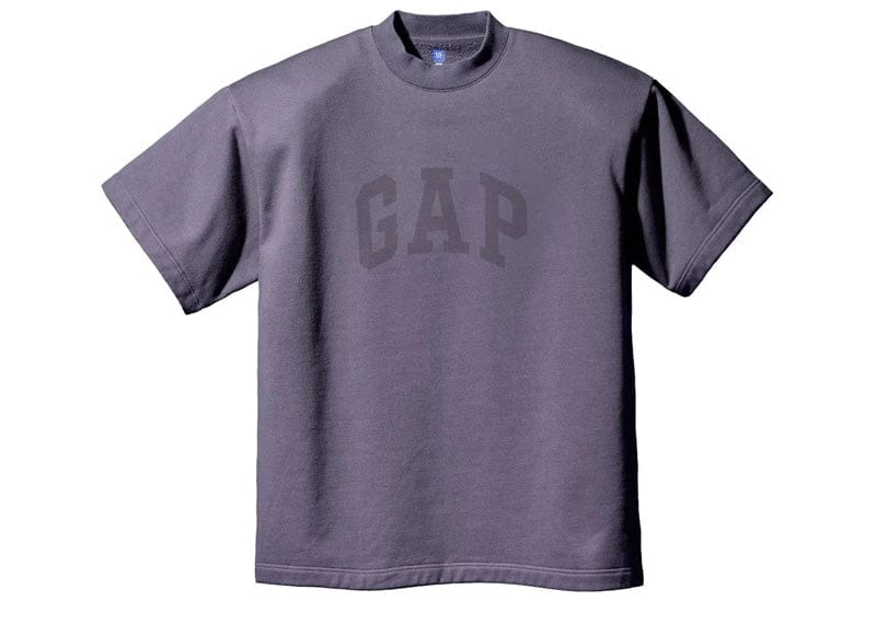Yeezy Gap Engineered By Balenciaga Dove Padded Heavy Fleece Removable Shoulder Pads Tee Black